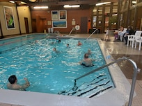 The indoor pool at the Spa and Health Center was great on the rainy, no ski day!