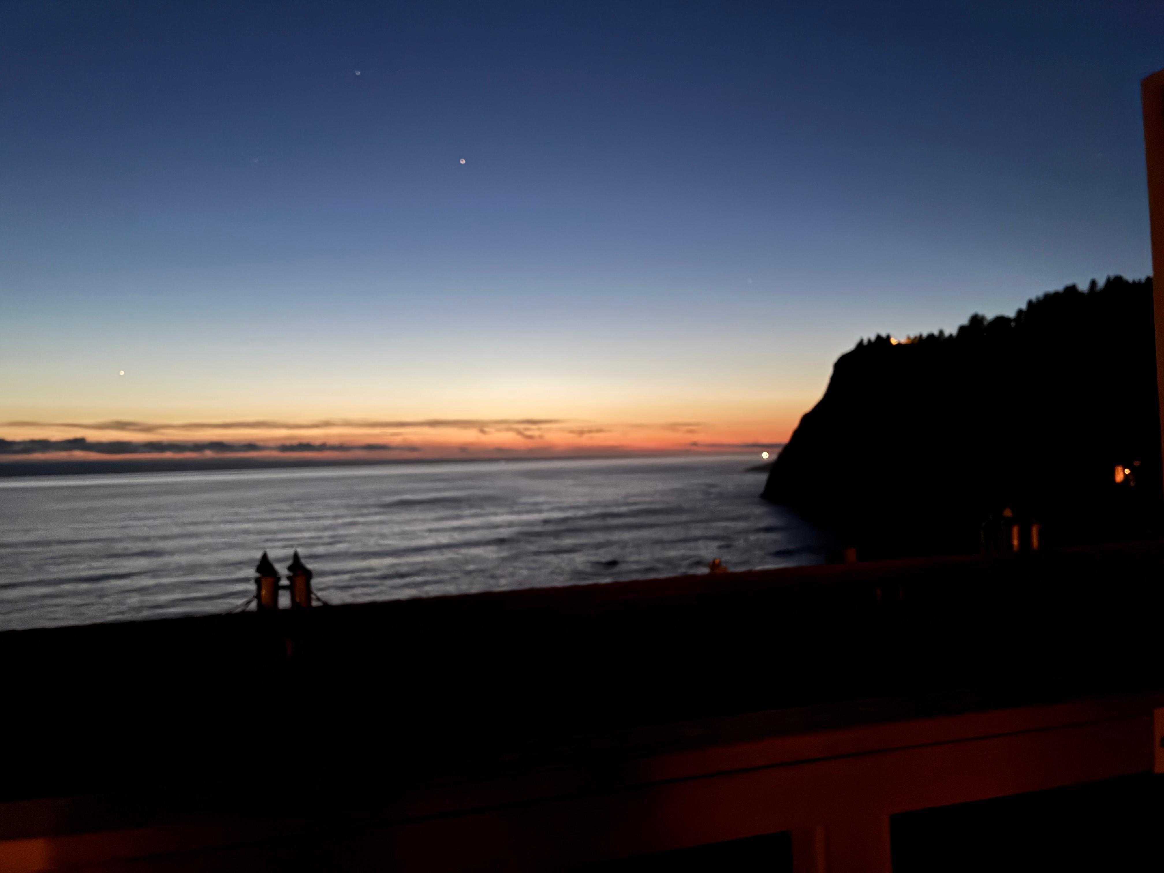View from deck