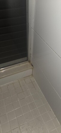 Potential mold in bathroom.