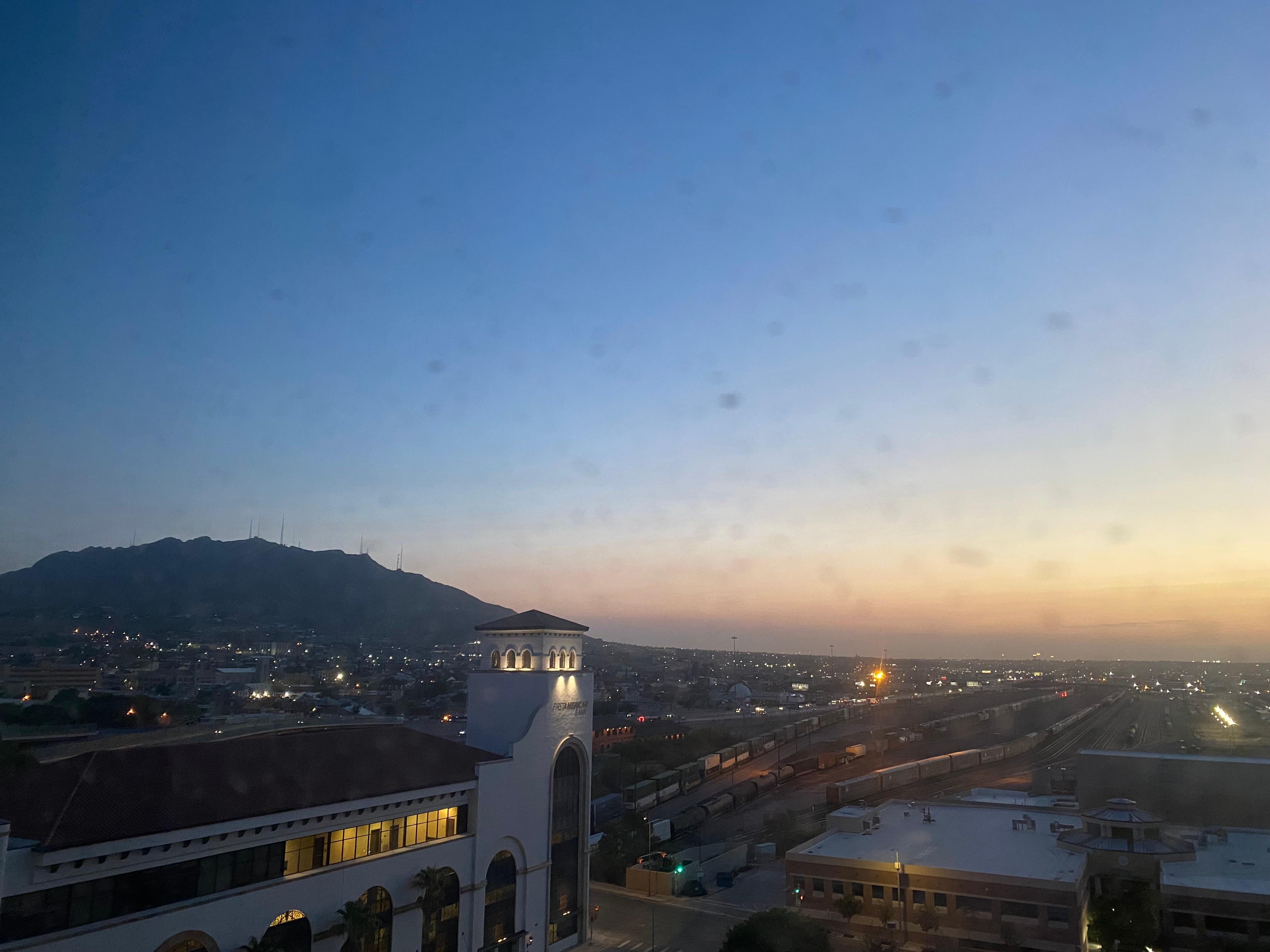 Our room view.