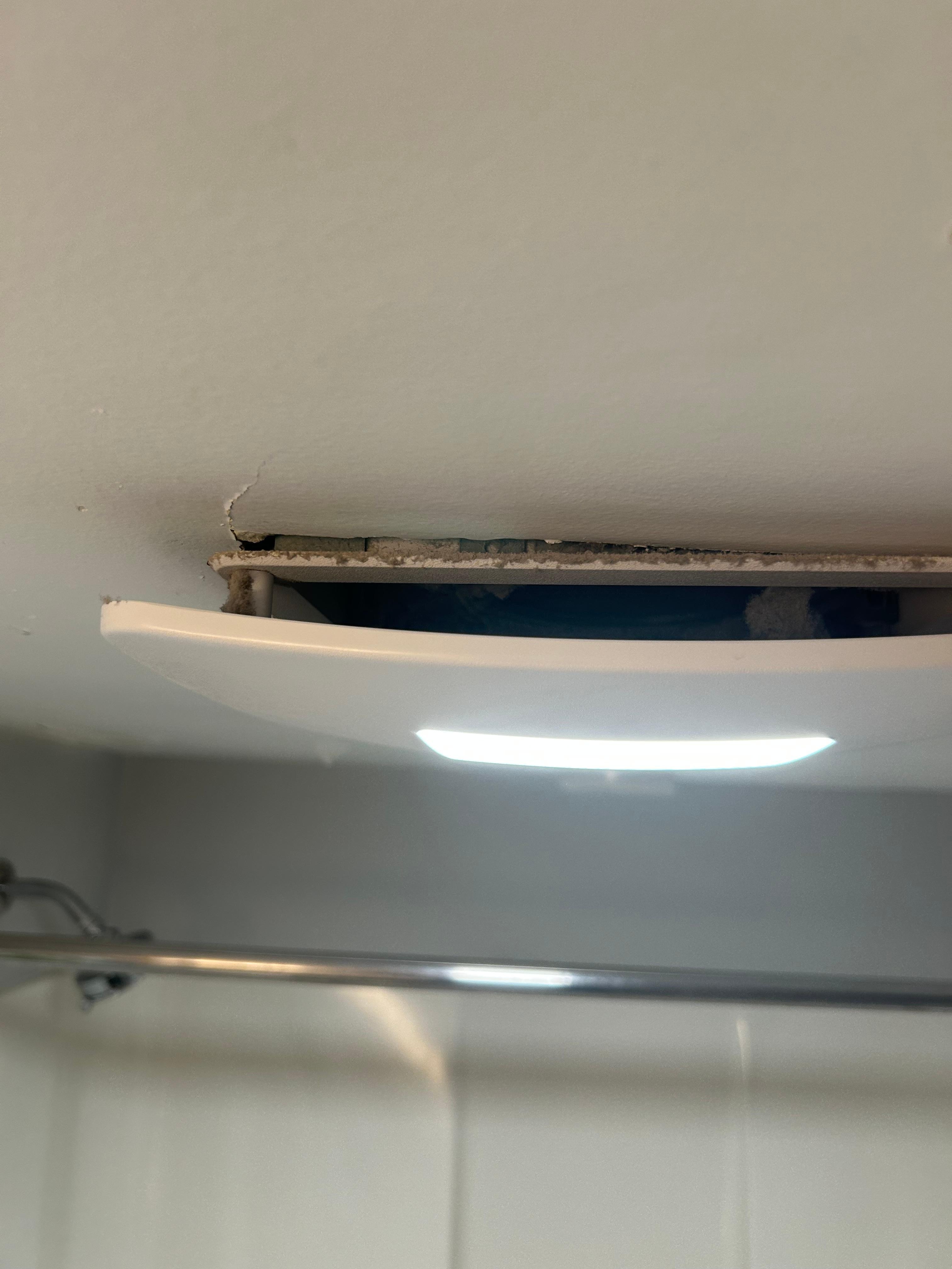 Water leaking from this fixture in 2nd bathroom.