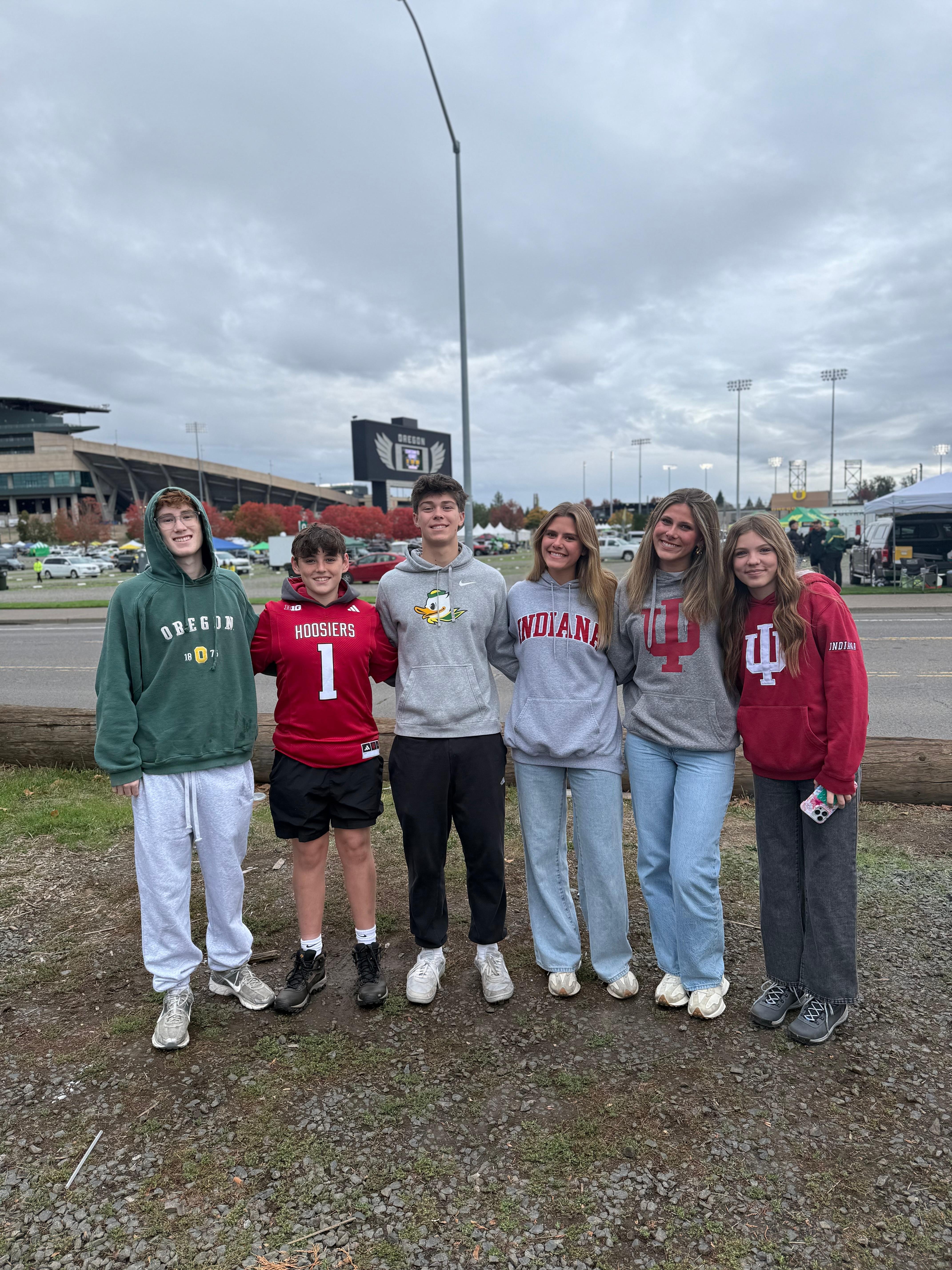 All the kids at game