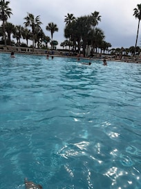 Beautiful, large, and clean pool and hot tub.