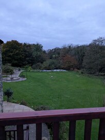 The massive garden area.