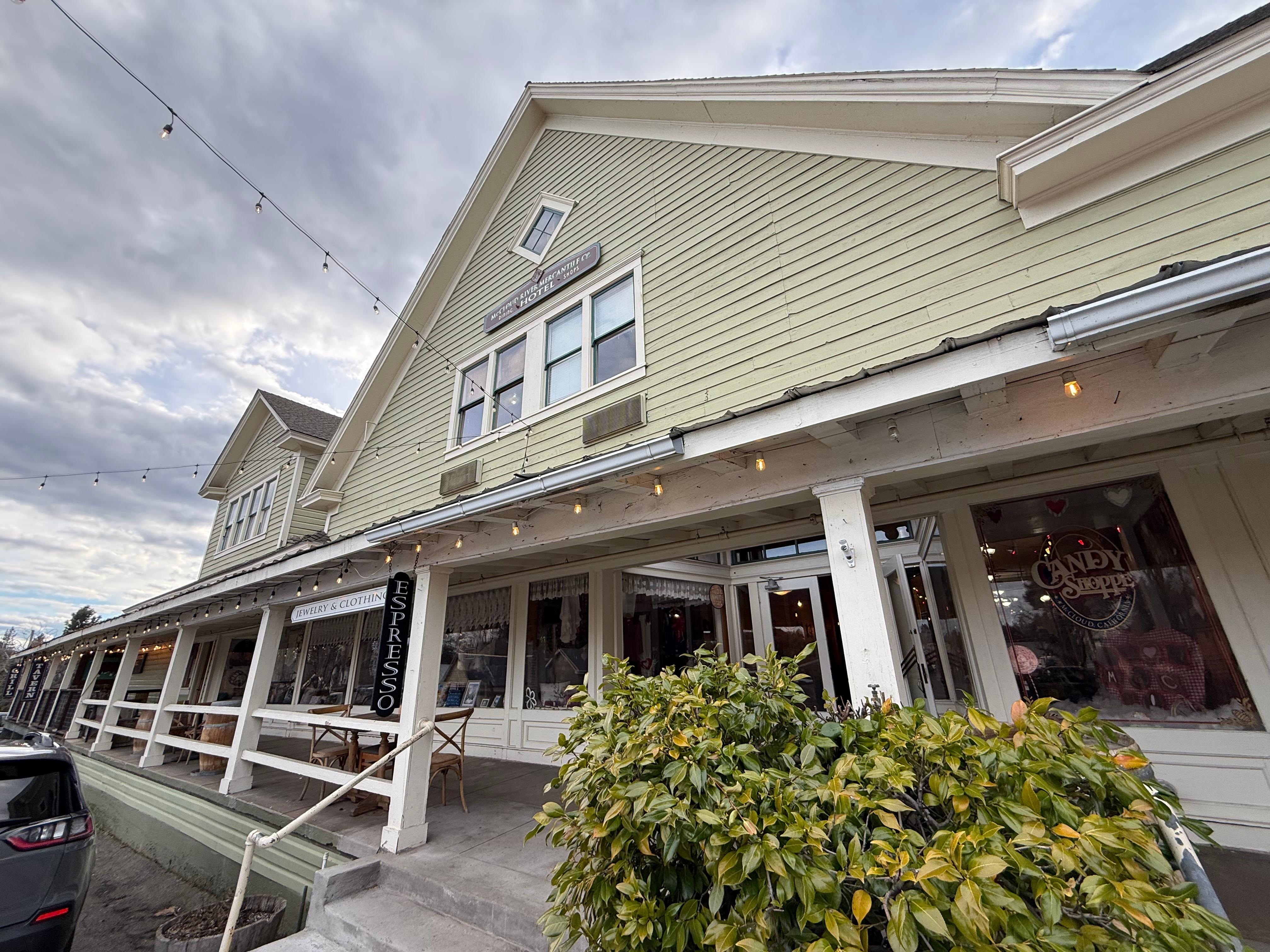 Front of the mercantile 