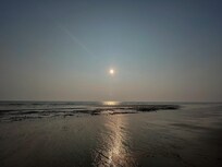 Sunrise at the beach.