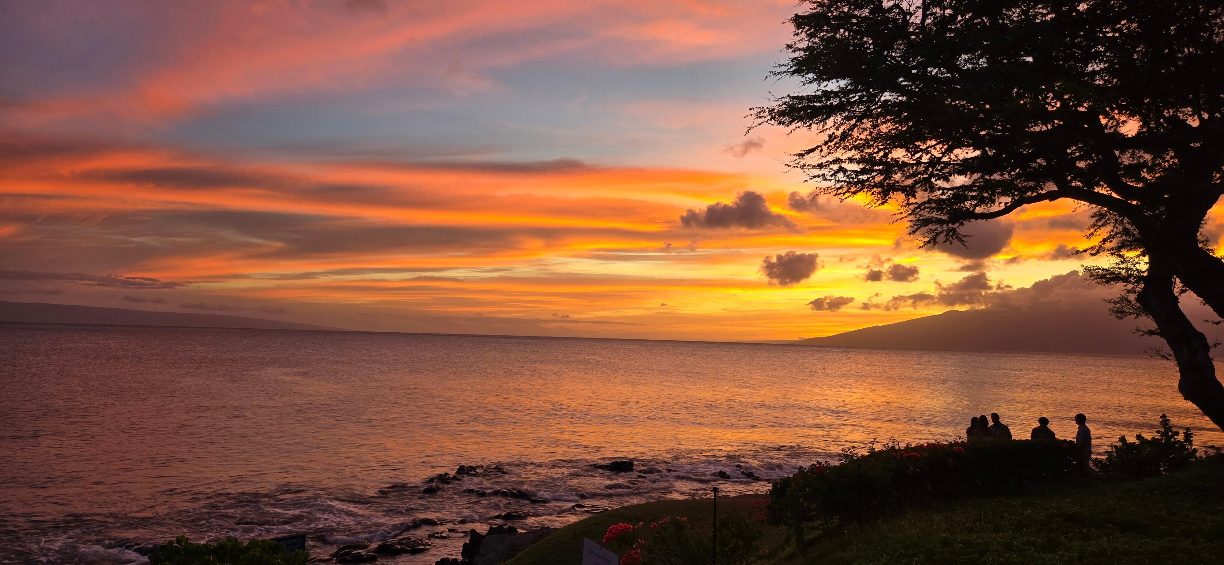 Sunset from the lanai