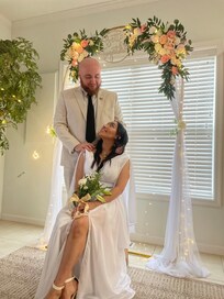 My son’s reception for small family and friends….