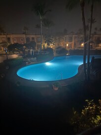 Pool at night