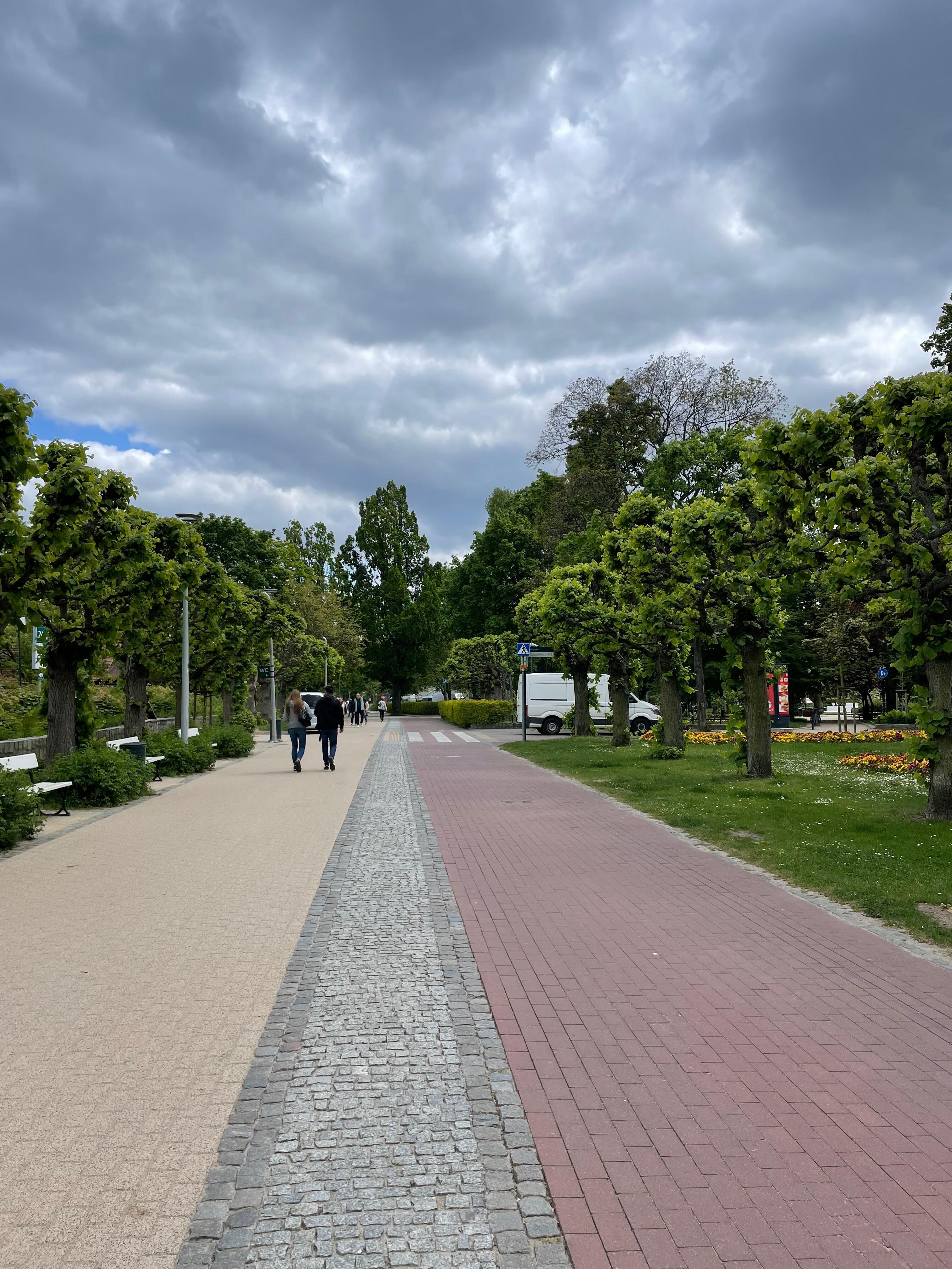Promenade and cycle oath along seafront.