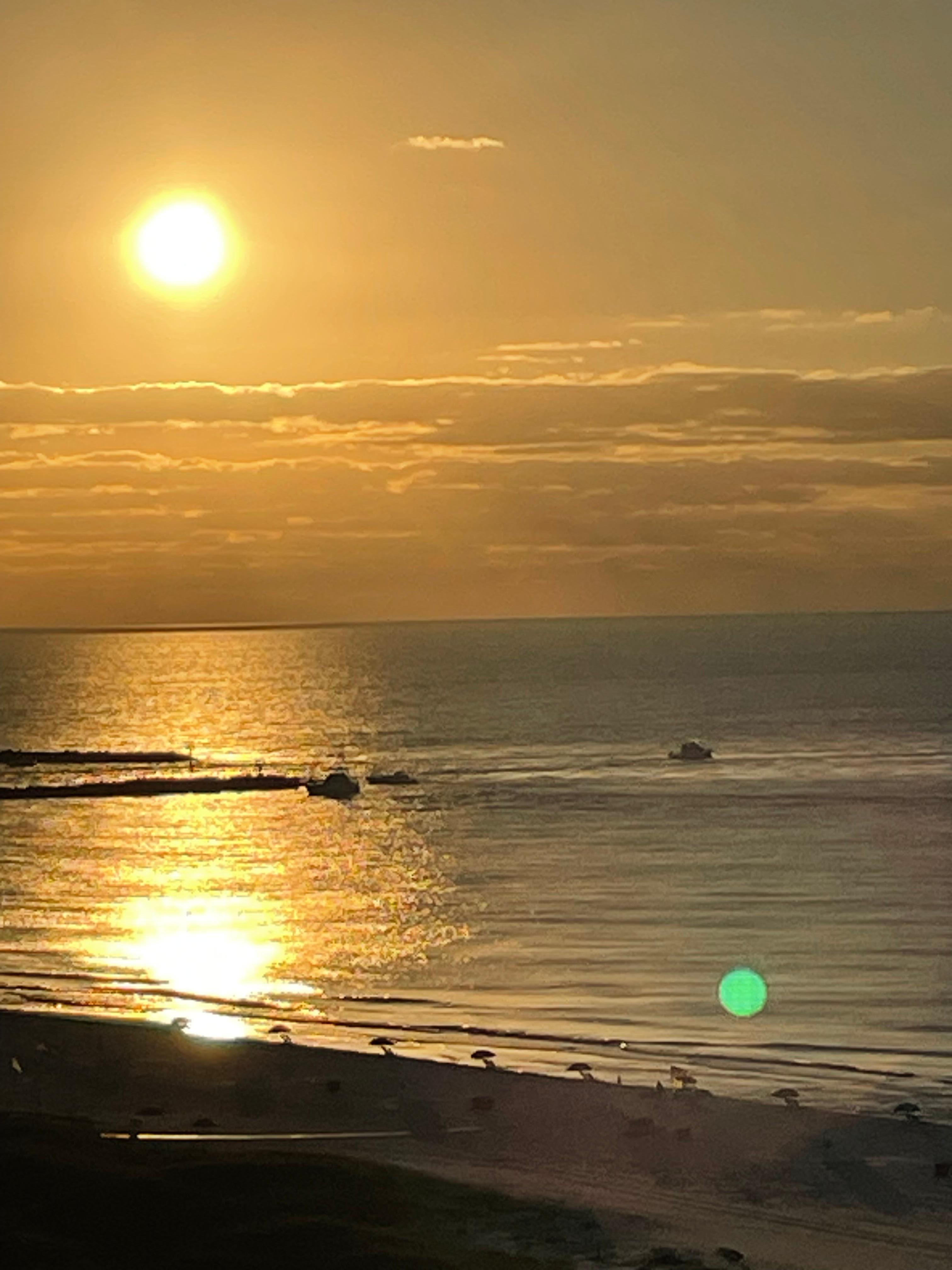 Beautiful sunrise from the balcony!