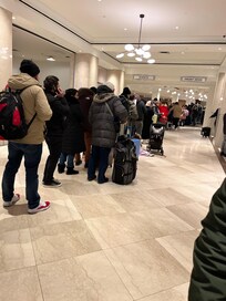 The check in line