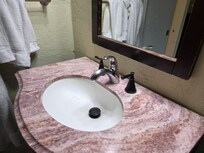 Vanity with two sets of fixtures - obvious plumbing issues