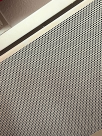 Sur le radiateur