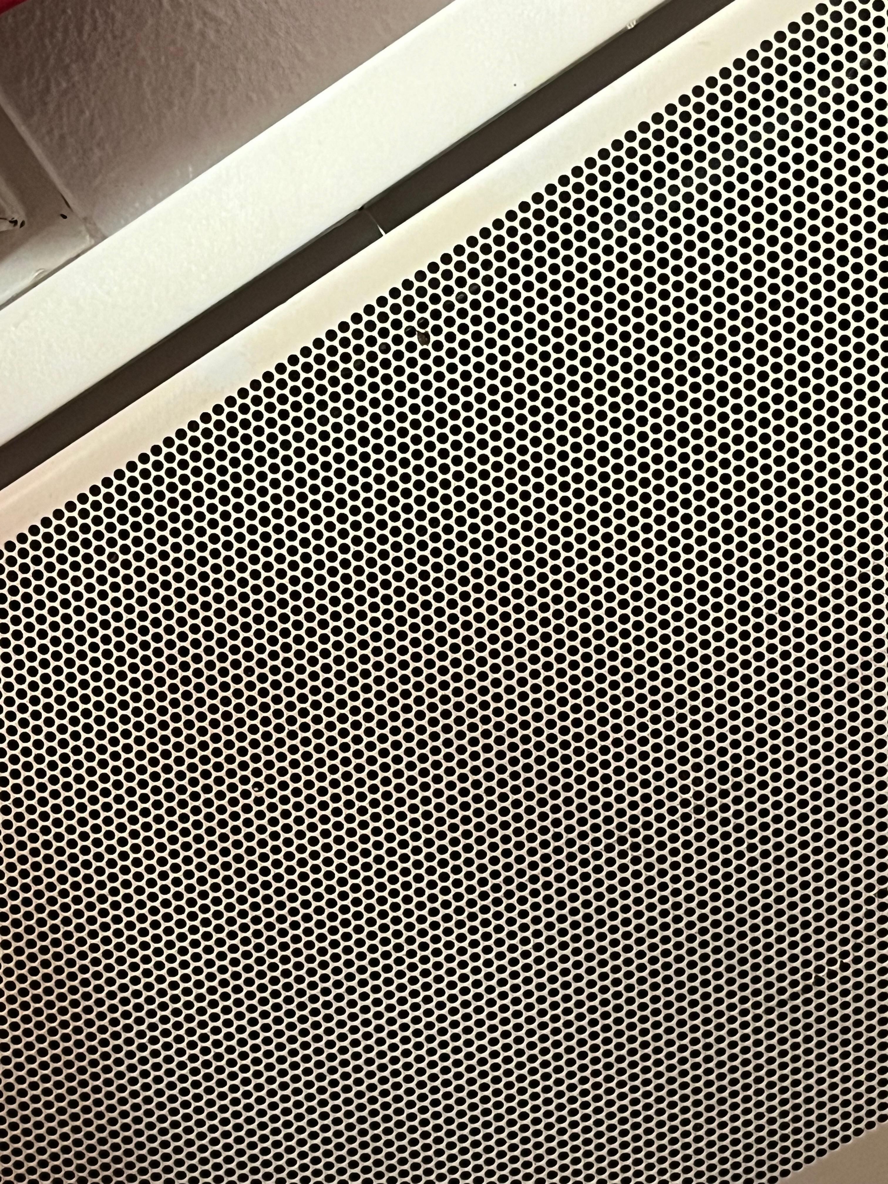 Sur le radiateur 
