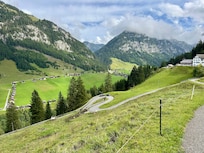 A crazy road beyond the property.