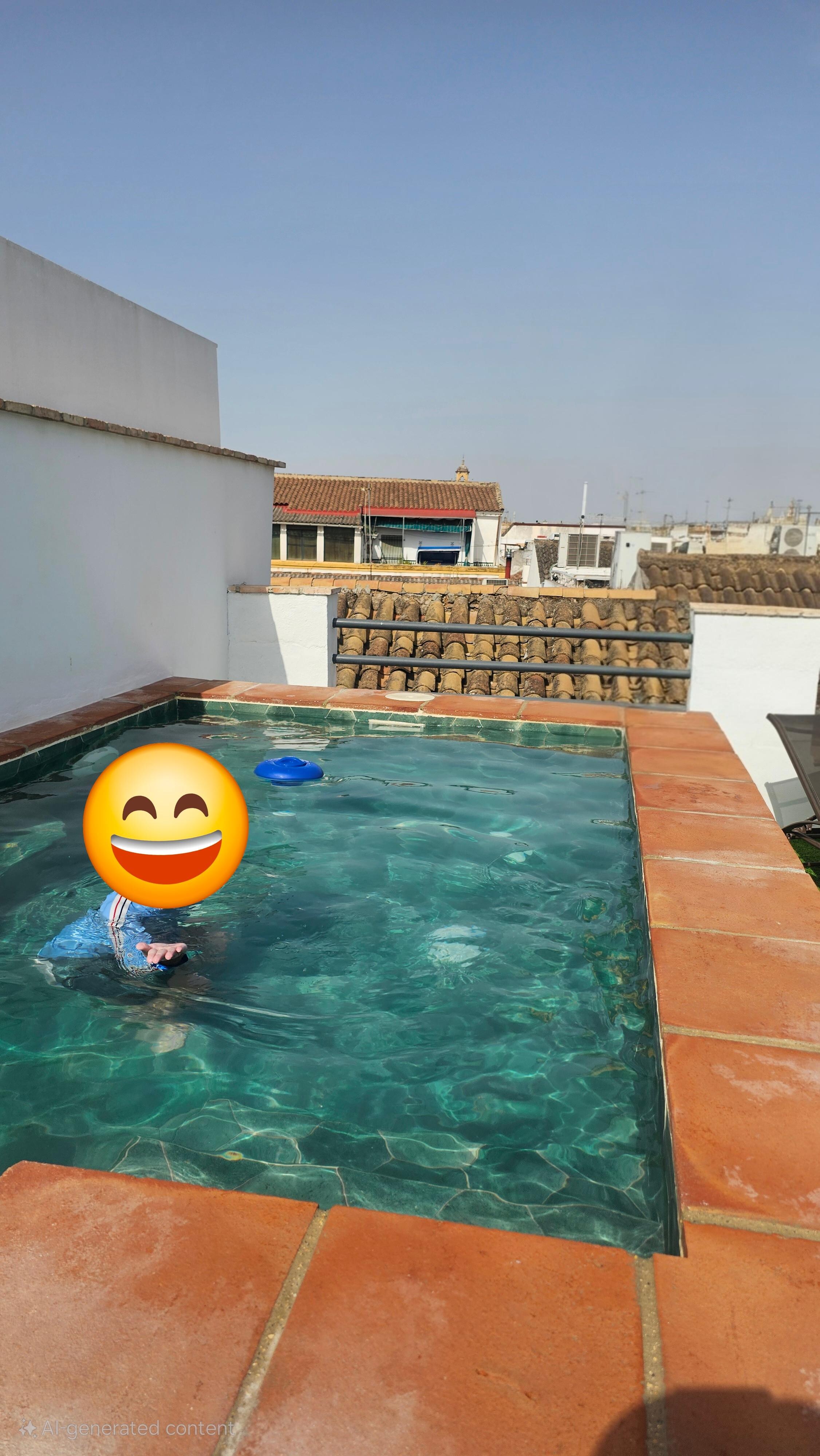Fun at the pool.