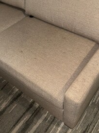 Stains on couch in 2nd room change