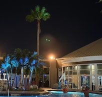 Pool area was nice