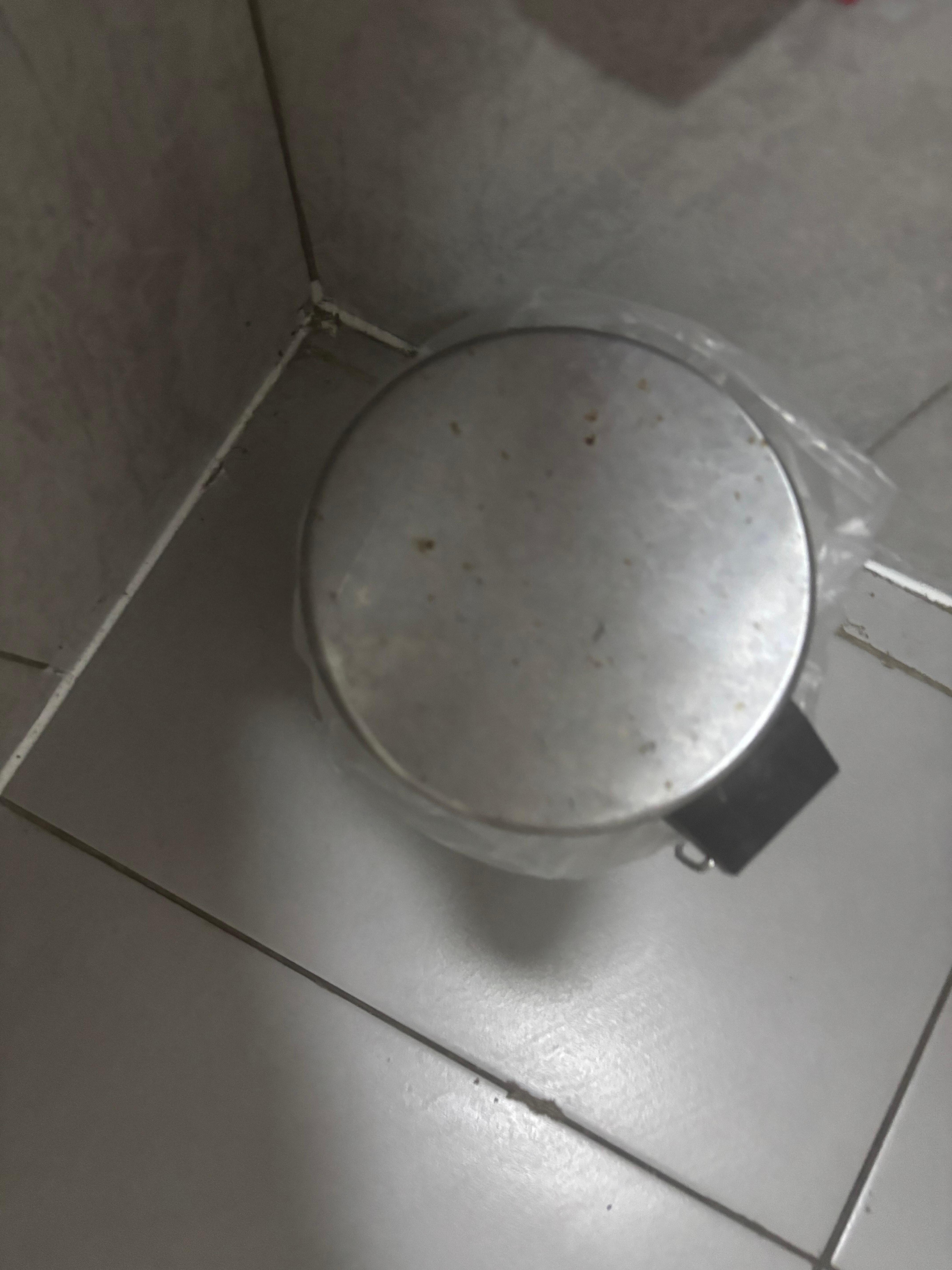Badeværelse ikke gjort rent da vi kom 