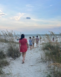 Walk to the beach