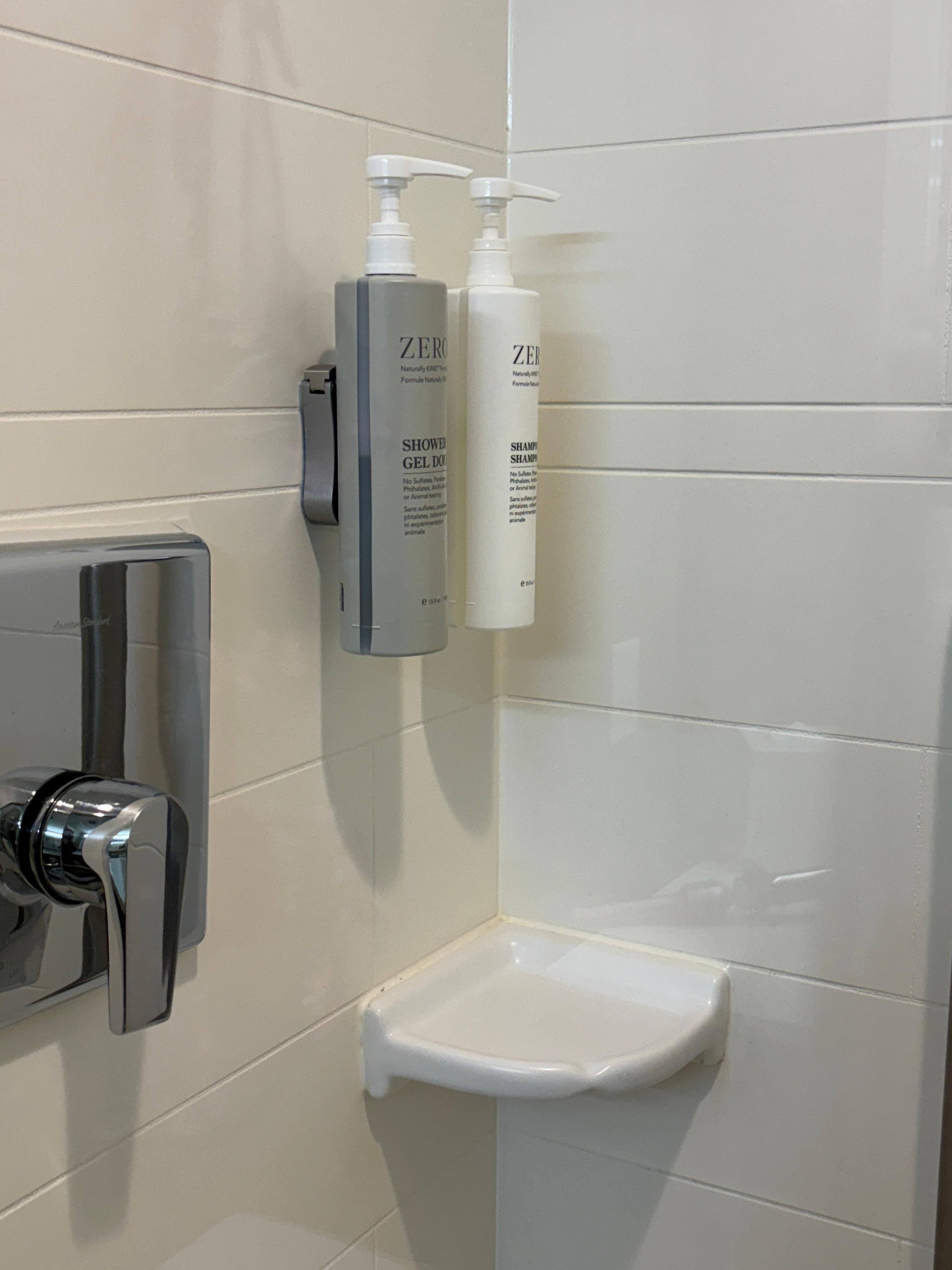 Eco-friendly soap and shampoo (no conditioner though)