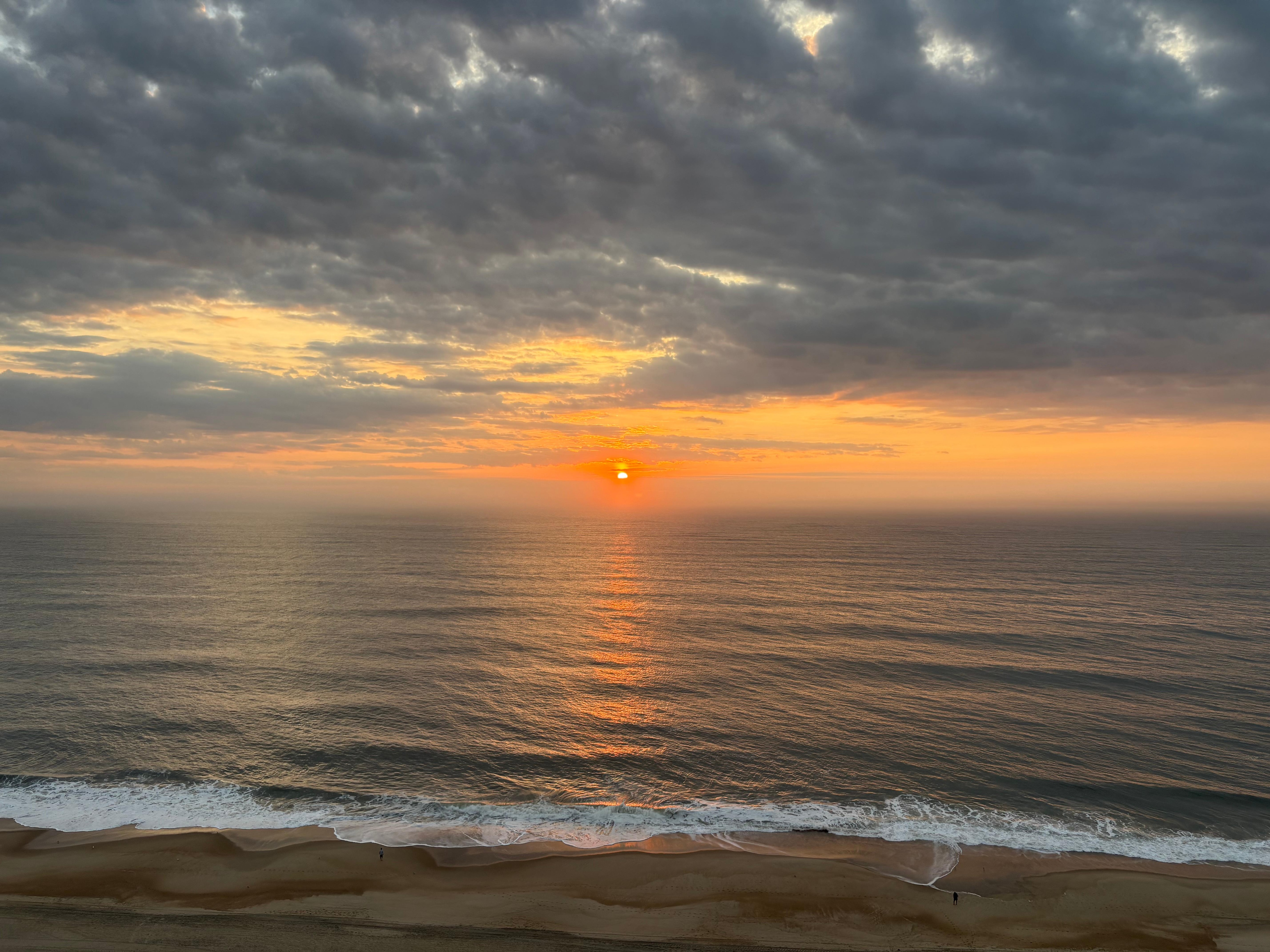 Sunrise from the balcony