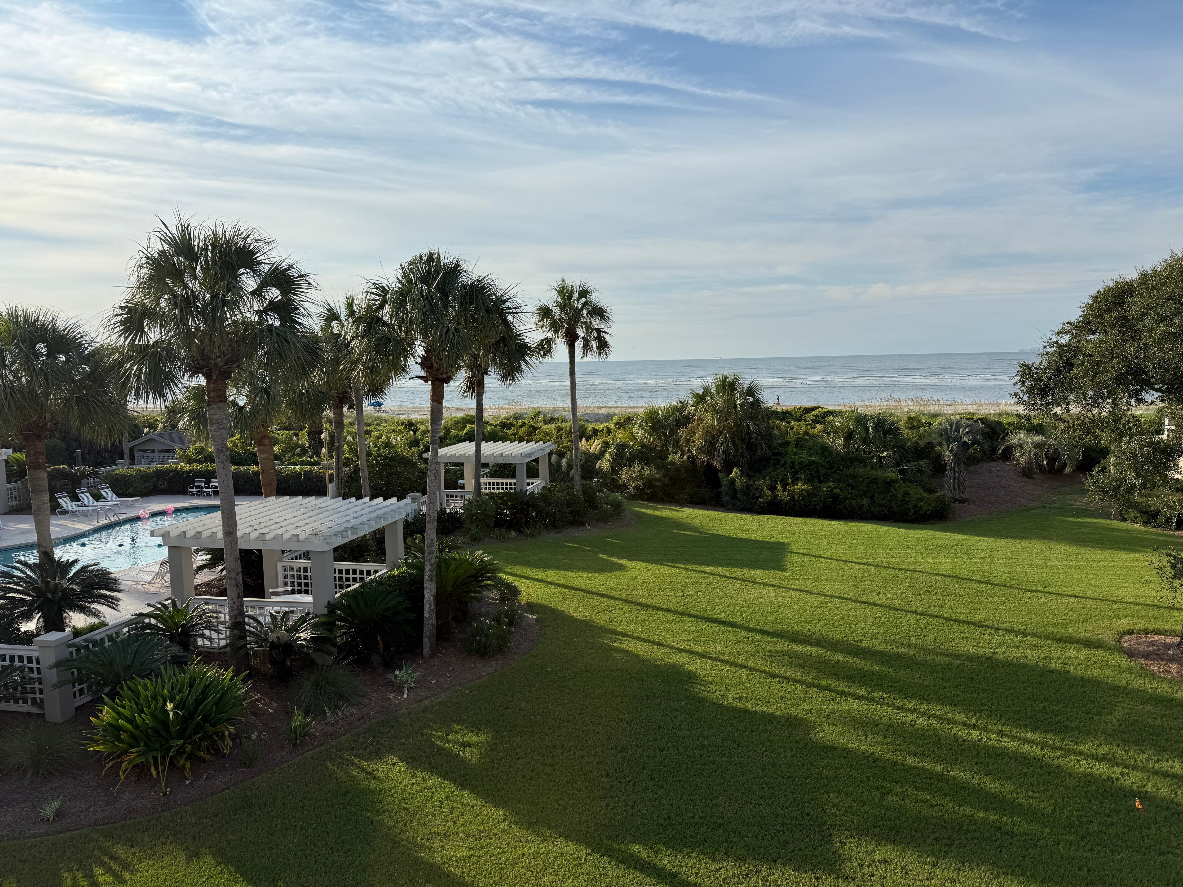 Upstairs balcony view 