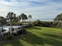 Upstairs balcony view