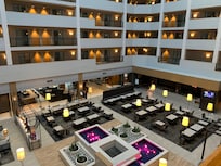 View of atrium from above