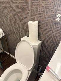 Paper towels for toilet paper