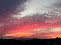 Beautiful evening skies.