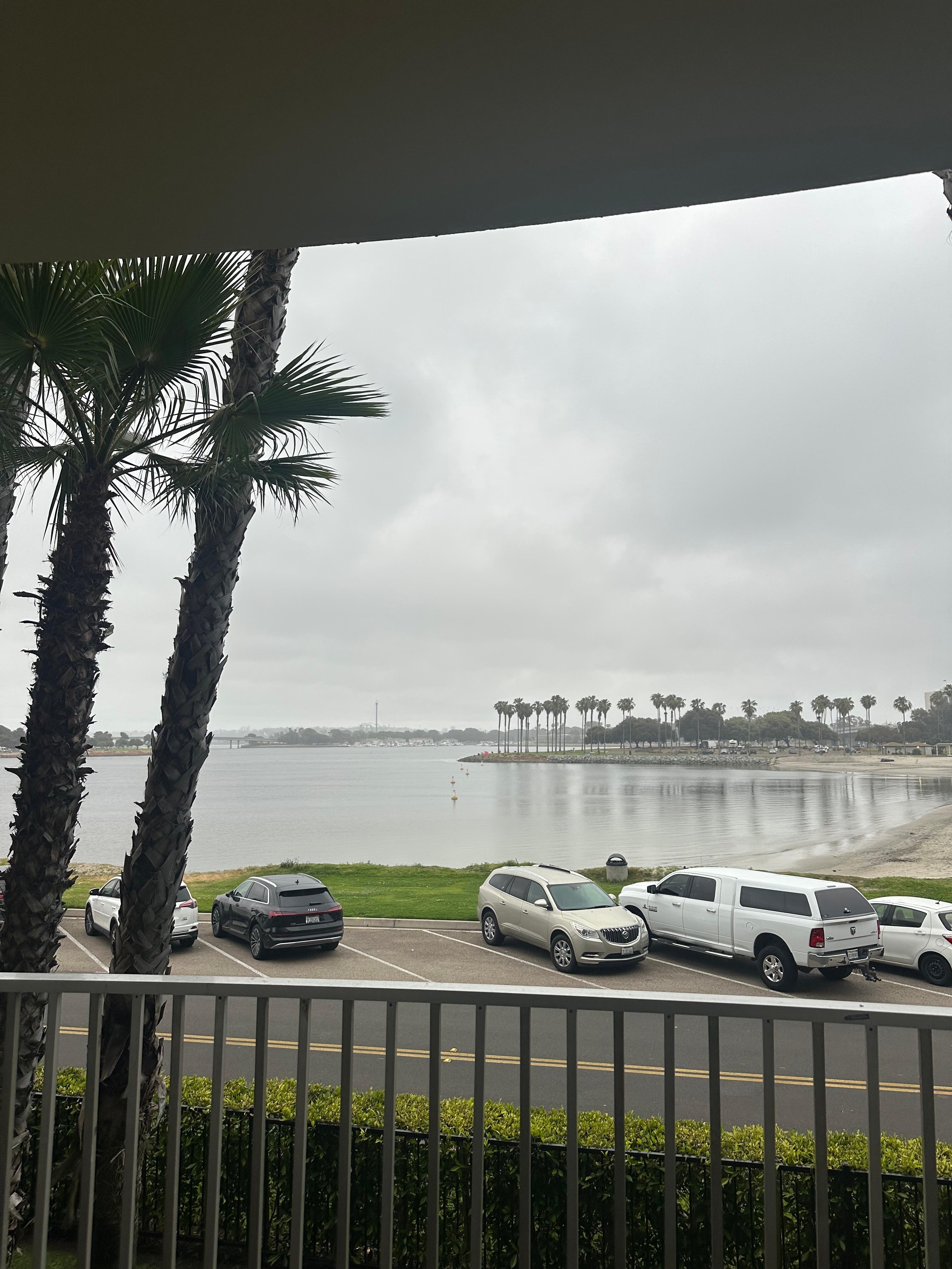 View from our balcony 