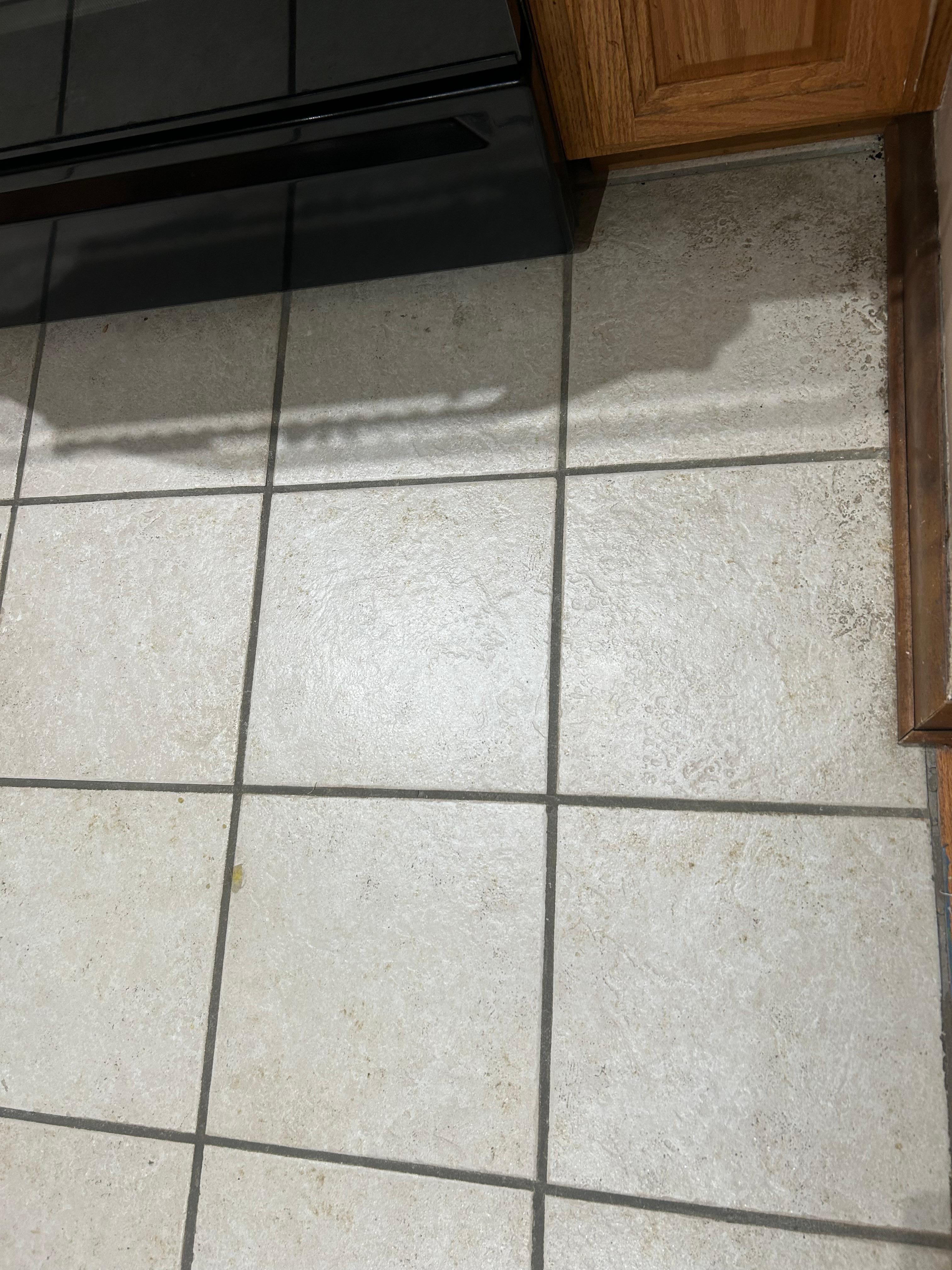 Dirty kitchen floors