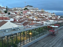 Von der Dachterrasse