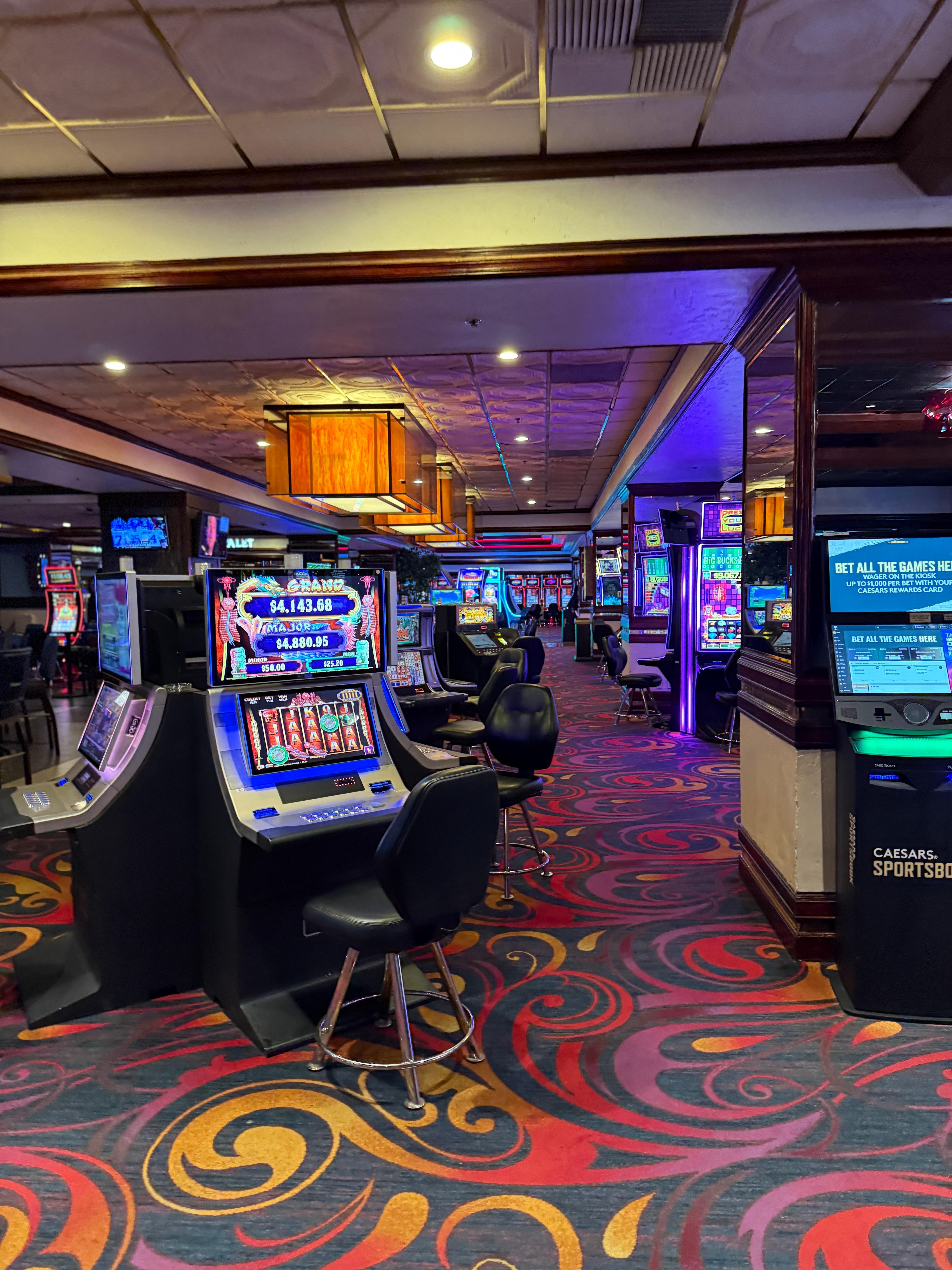 The ground floor casino