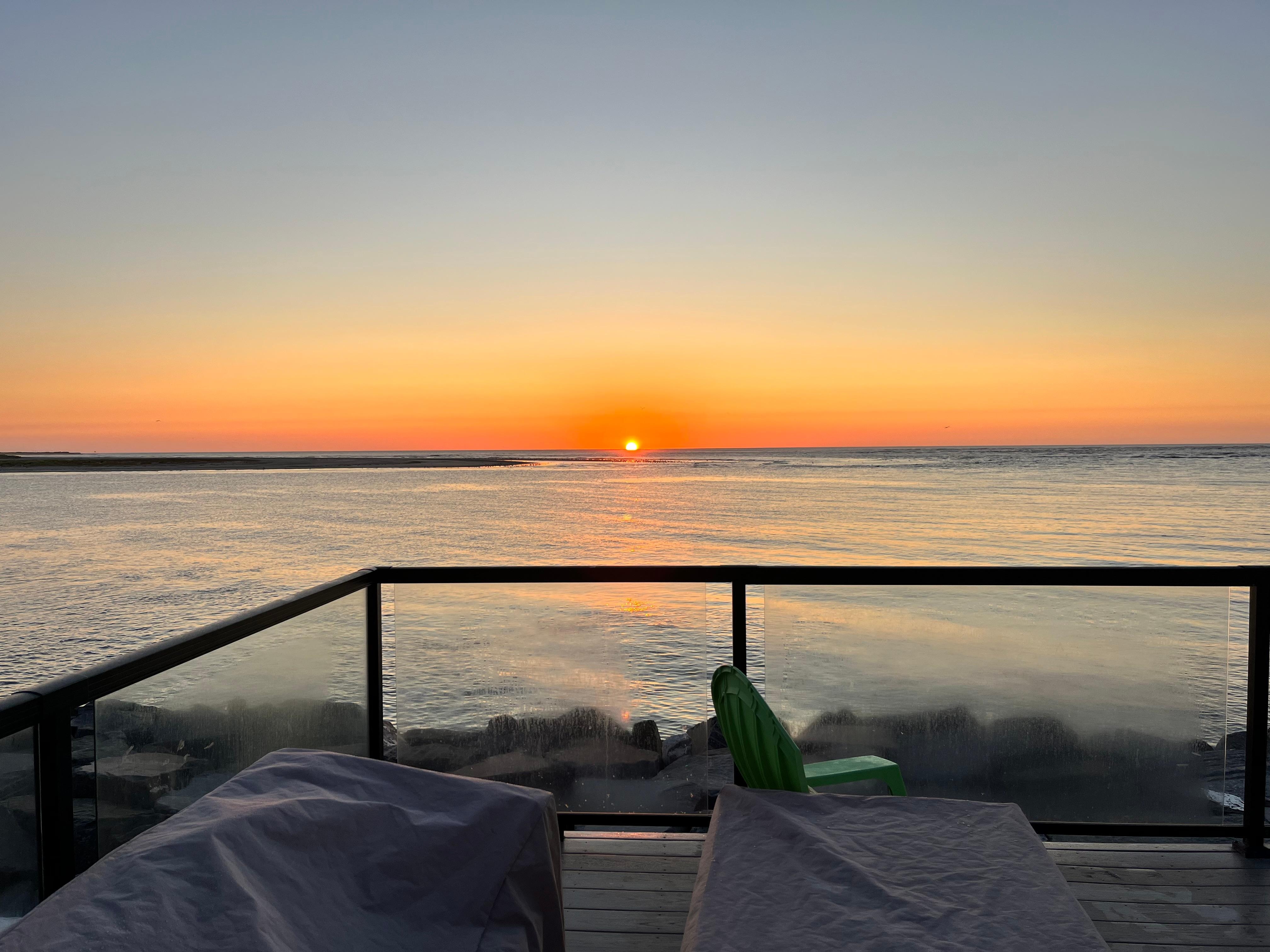 Outside deck towards the ocean