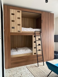 Bunk beds in family room