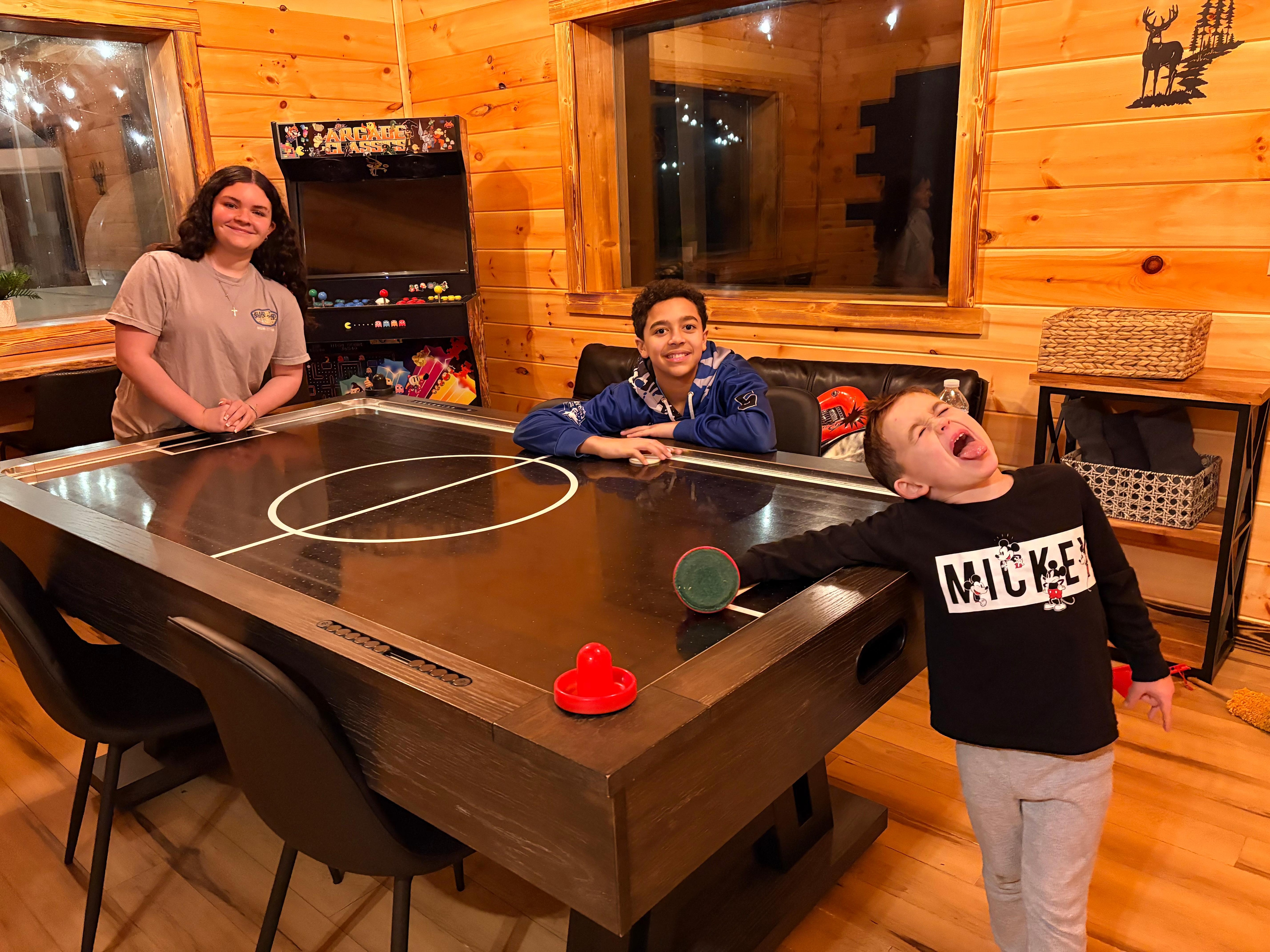 Game room, kids had a blast