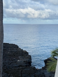 View from the balcony at Oceanfront Room