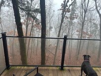 cool foggy morning with Horsehead Lake just covered up