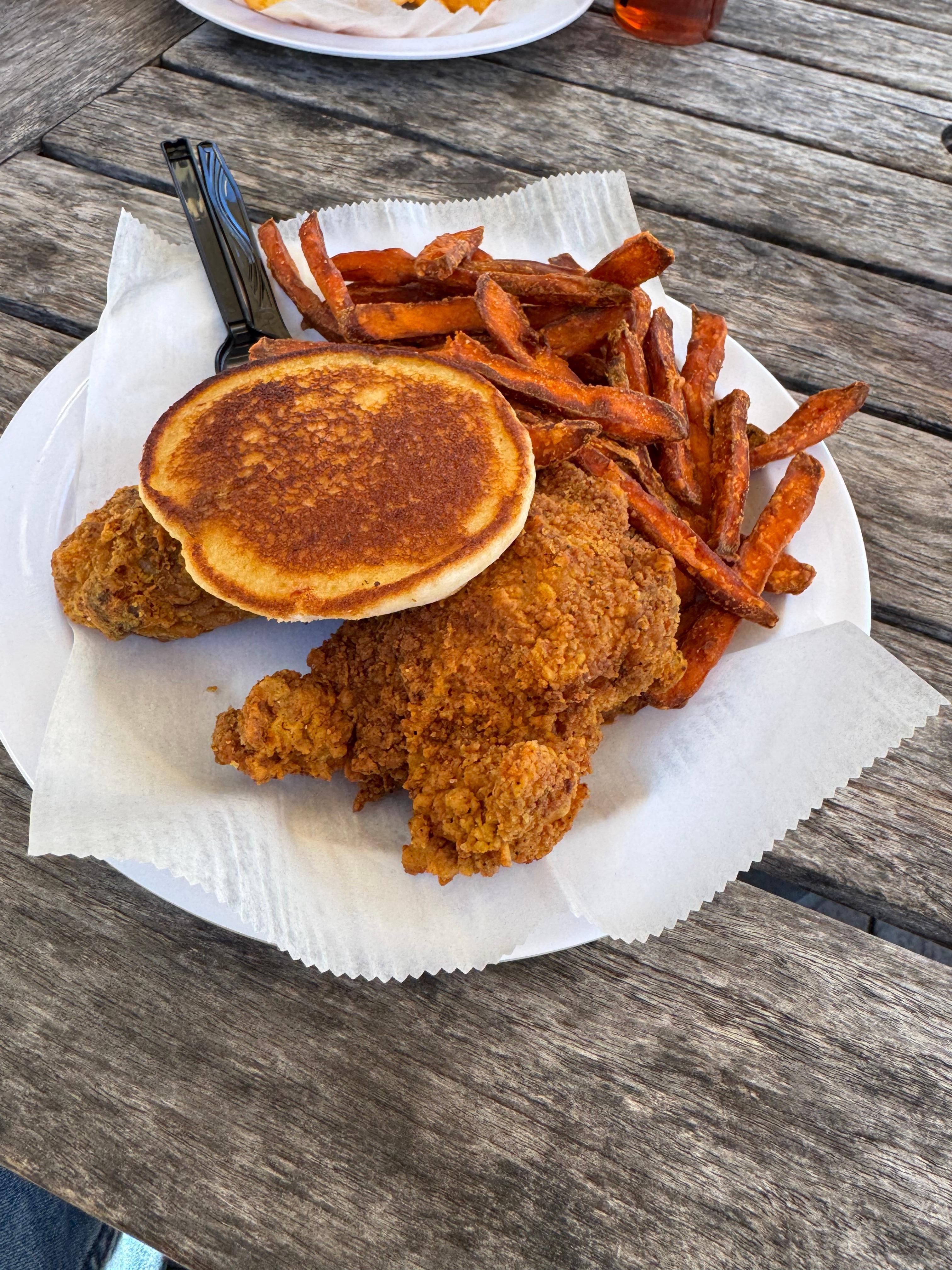 The food in Franklin is delicious 