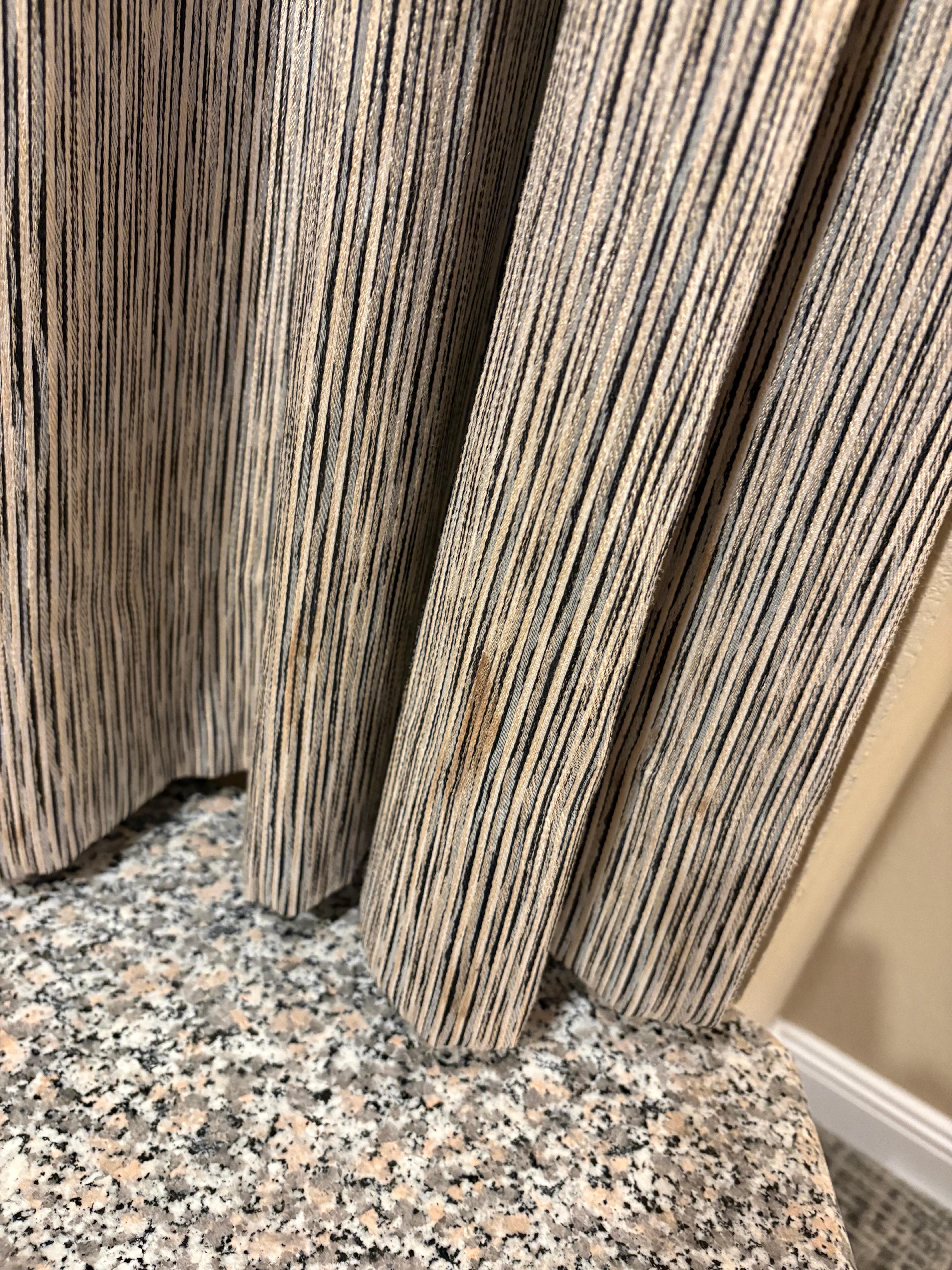 Stains on curtain 2nd room