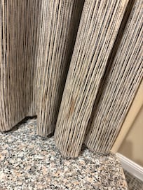 Stains on curtain 2nd room