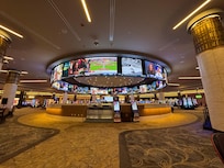Bar inside the smoke-free casino