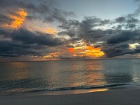 Sunset after a brief storm.