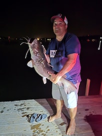 20# or so off the dock