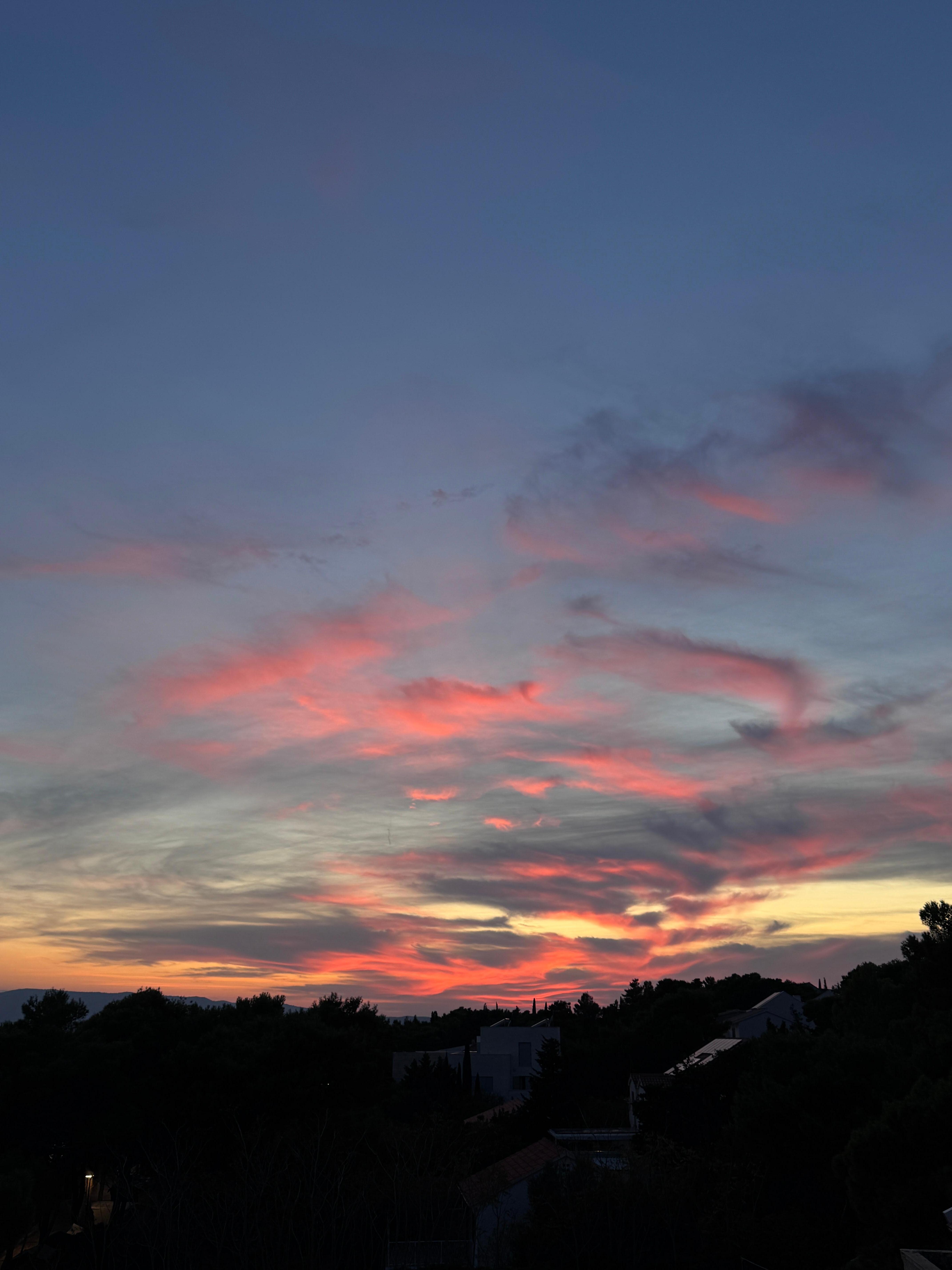 Sunset from our balcony 