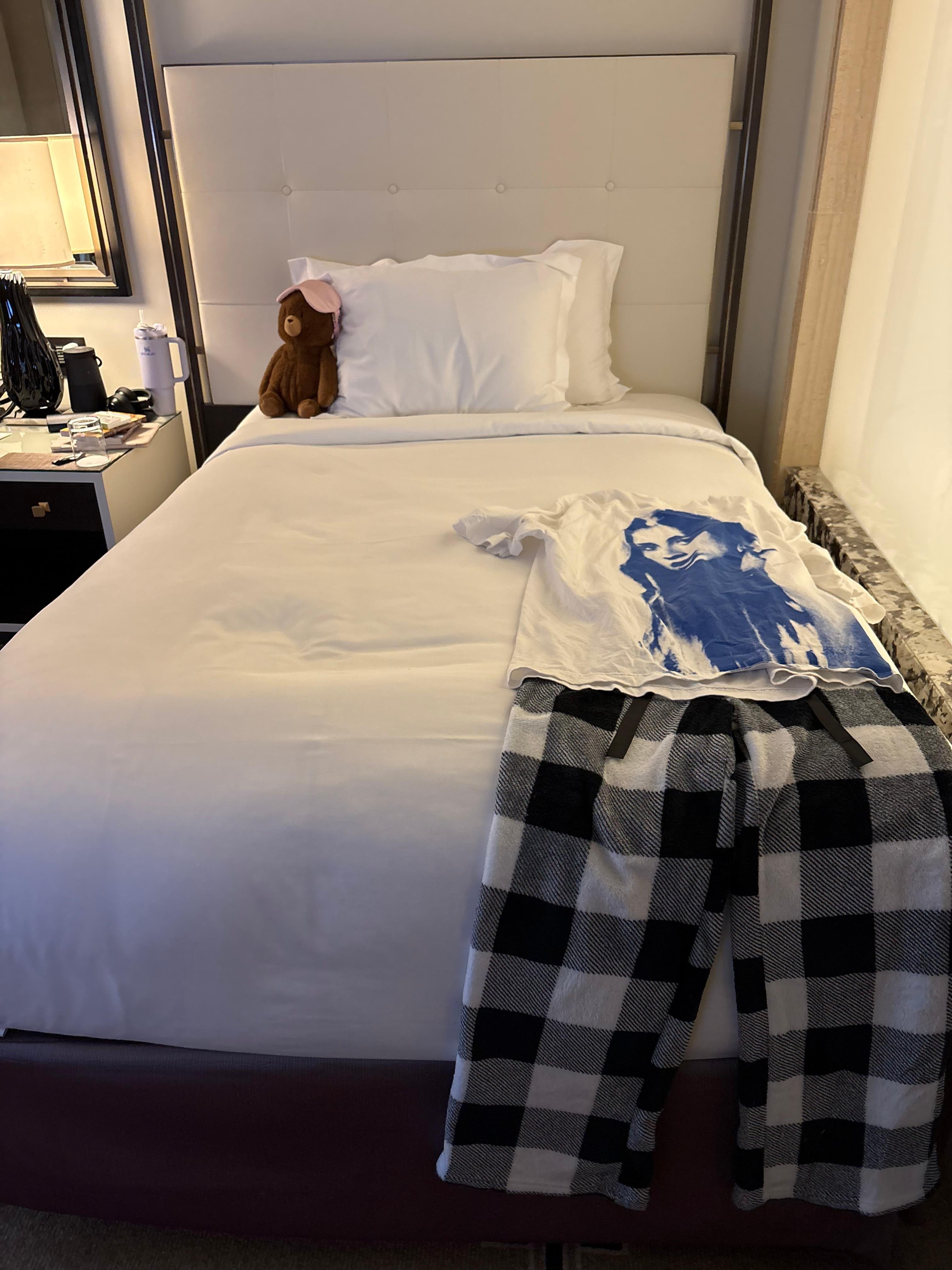 Staff kindly set up beds each night. 