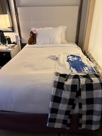 Staff kindly set up beds each night.